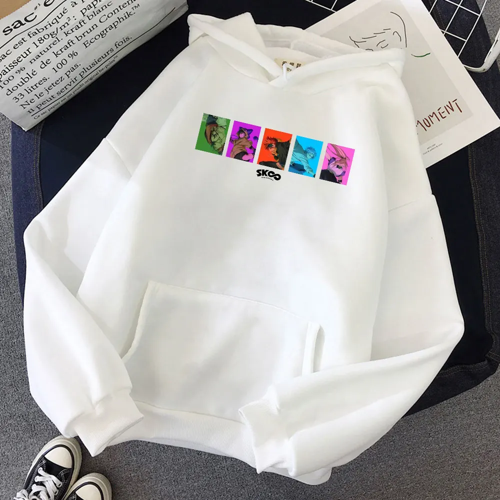 

Skate Infinity Langa Print 2021 Korean Style Streetwear Oversized Sweatshirt Fashion Hoodie Female SK8 The Infinity Hoodie Women