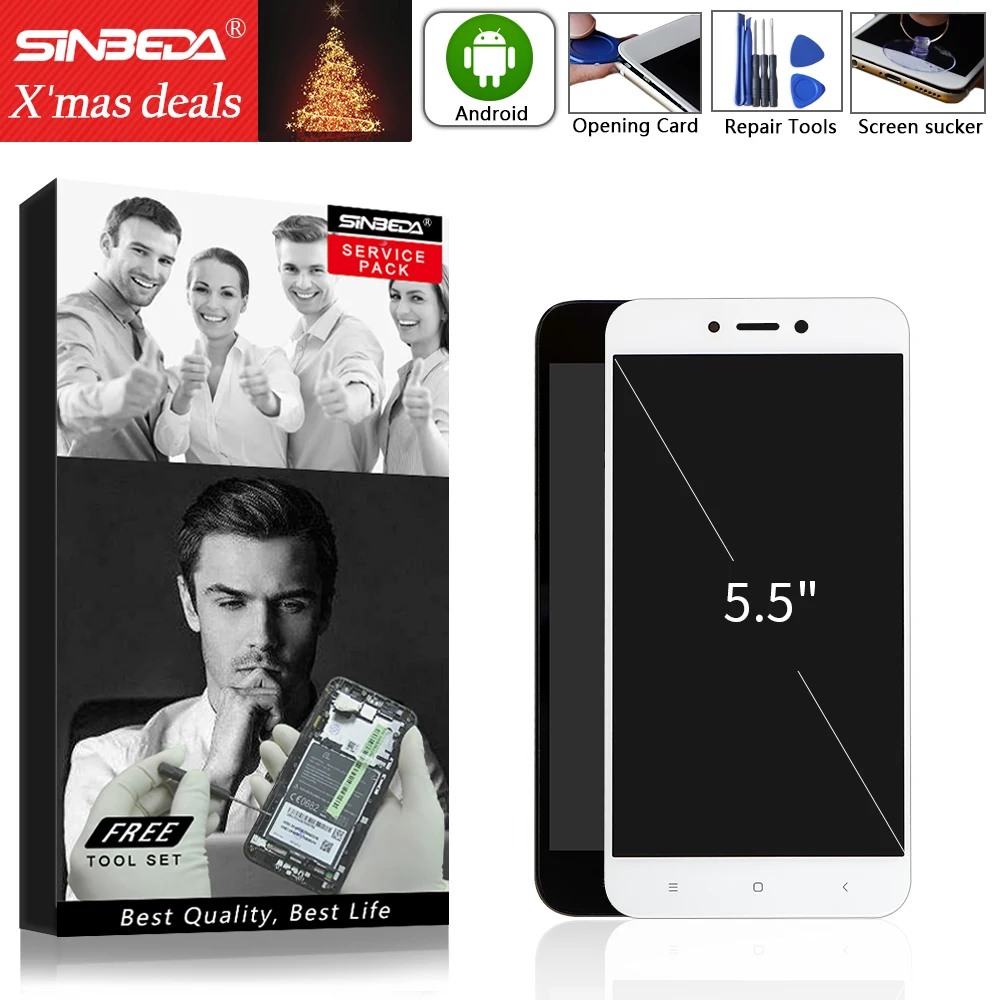 5,0 '' для Xiaomi mi красный mi 5A mcg3b ЖК-дисплей сенсорный экран с рамкой дигитайзер для XIAO mi красный mi 5A дисплей mi 5A