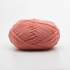 Молочная хлопчатобумажная шерсть хлопчатобумажная детская чесаная молочная хлопчатобумажная средняя тонкая шерсть Детская Пряжа для ручного вязания нитки принадлежности