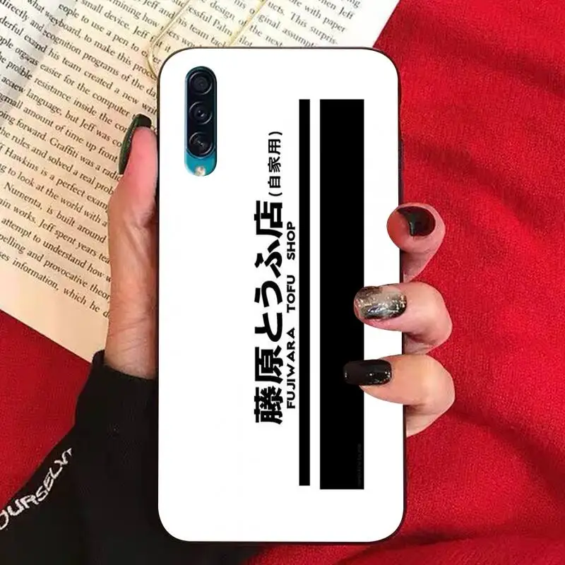 

FHNBLJ Japan Anime Initial D Car taillight black Phone Case Hull for Samsung A30s 51 71 10 70 20 40 20s 31 10s A7 A8 2018