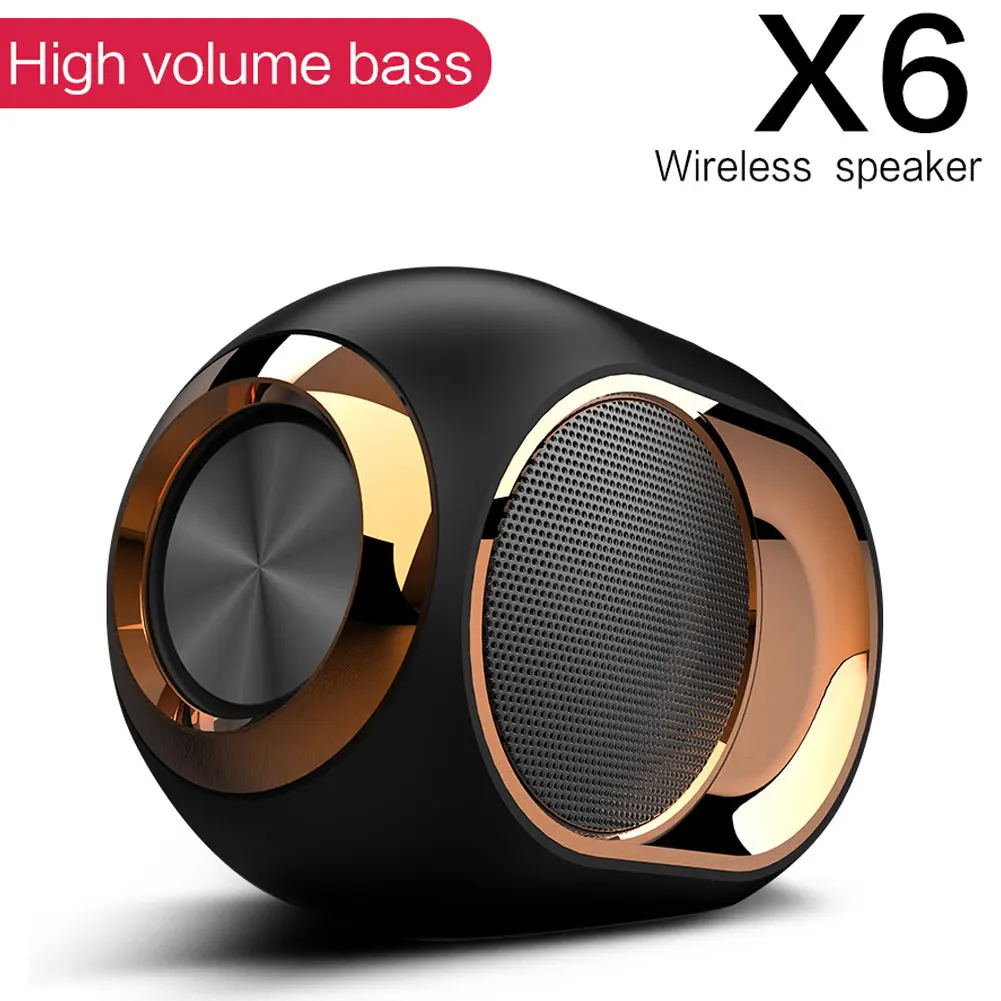 

Bluetooth-Колонка X6, беспроводная, водонепроницаемая, с поддержкой TF, AUX, USB, FM