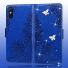 Чехол-книжка для Redmi 9A, 9C, кожаный, с отделением-бумажником