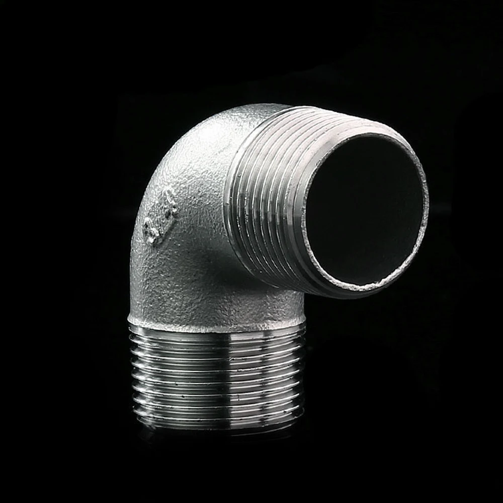 1/4 "3/8" 1/2 "3/4" 1 "1 1/4" 5 "2" BSPT Мужской (под углом 90 градусов) для 304