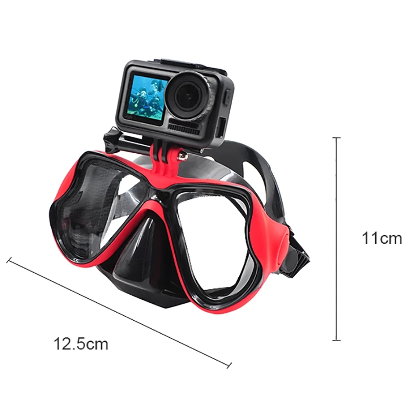 RISE-подводная камера маска для дайвинга плавательные очки Dji Osmo Action/Gopro/Sjcam Sports/Action