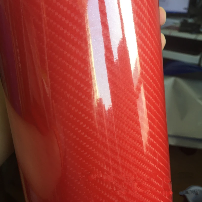 Подсветка 5D цветная пленка из углеродного волокна гладкая 6d Автомобильная