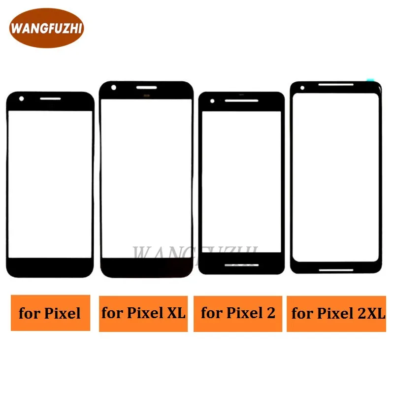 

WANGFUZHI for Google Pixel XL 2 XL Front Glass Screen Cover Replacement Part