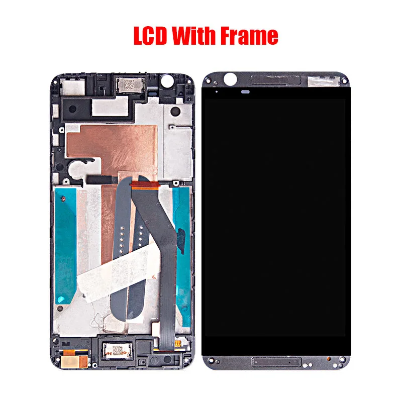 Сенсорный ЖК-экран в сборе с передним корпусом для HTC Desire 820 D820 D820u 820Q оригинальный
