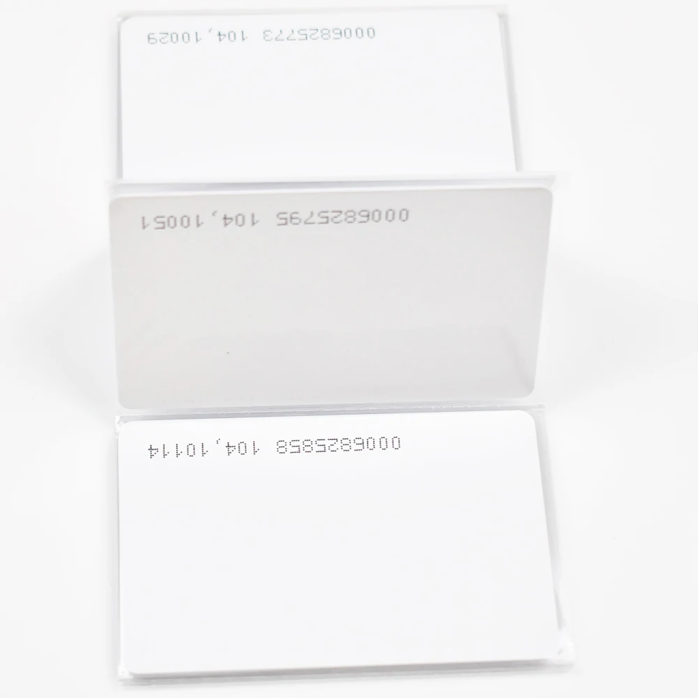 15 шт./лот TK4100 4102 /EM 4100 чип RFID 125 кГц карта без рисунка тонкая ПВХ ID смарт карта|Карты