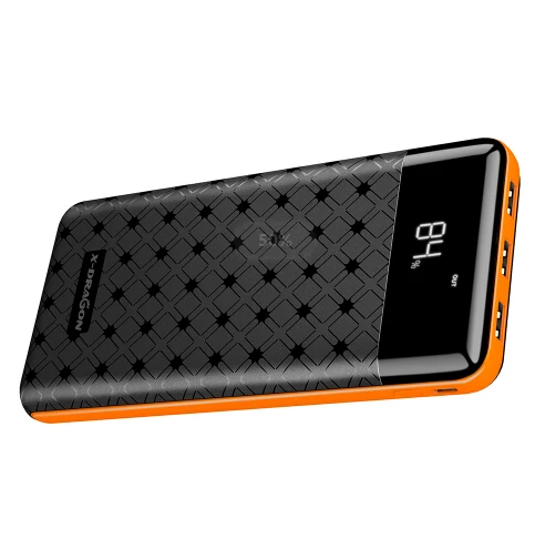 orange power bank X-DRAGON power Bank 25000 мАч внешний аккумулятор банк Quick Charge power Bank с 3 USB выходом для iPhone samsung huawei Xiaomi - Цвет: orange power bank
