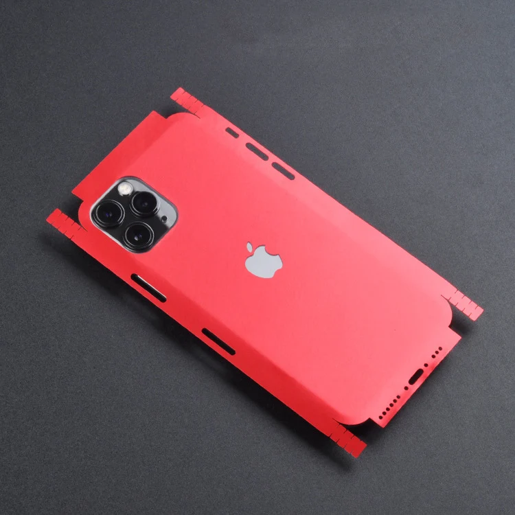 Красная фиолетовая Лазерная Зеленая задняя пленка для Apple IPhone 11 Pro Max 11 Pro алюминиевая матовая против царапин ультратонкая конструкция