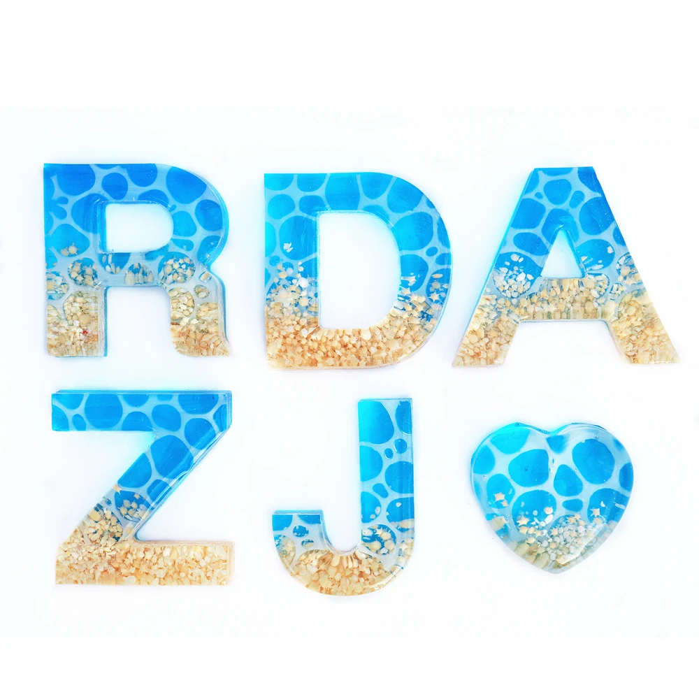 1 шт. ручная работа волнистая смола плесень Океанский кристалл УФ эпоксидная