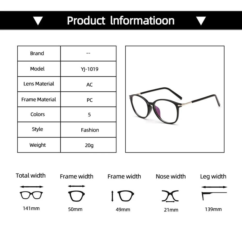 

2021 New Fashion Colorful Leopard Glasses Women Men Luxury Round PC Big Frame Retro Eyewear Simple Ultra-light Eyeglasses Goggle