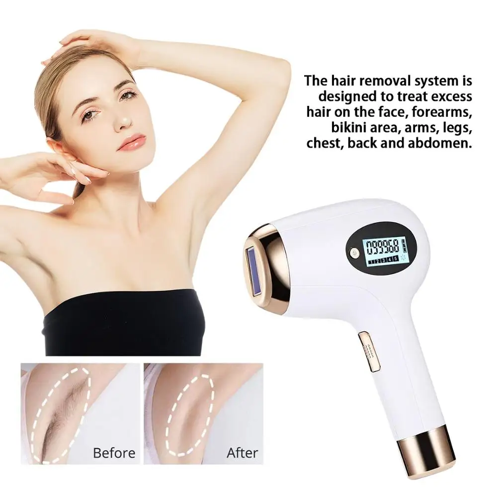 

Профессиональный лазер IPL постоянное удаление волос удаления волос на теле эпилятор для подмышек для Для женщин безболезненный для удалени...