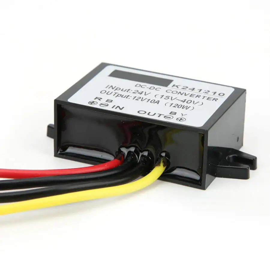 DC понижающий преобразователь напряжения модуль питания от 24 В до 12 10 А 120 Вт