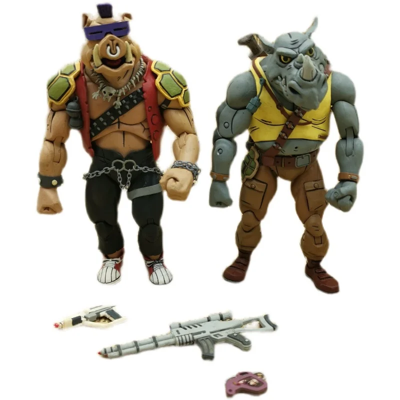 

Genuine NECA Tees Nages Mutanting Ninjaa Turtles Figure Doll Model Ornaments Deformation Gifts