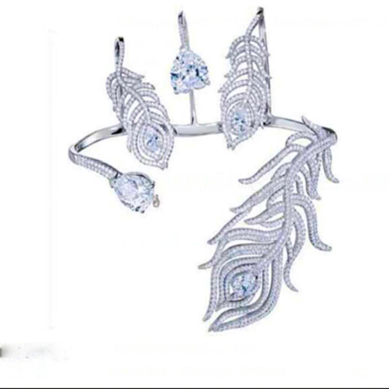 Модный Индивидуальный браслет из фианита высокого качества блестящий эффектный