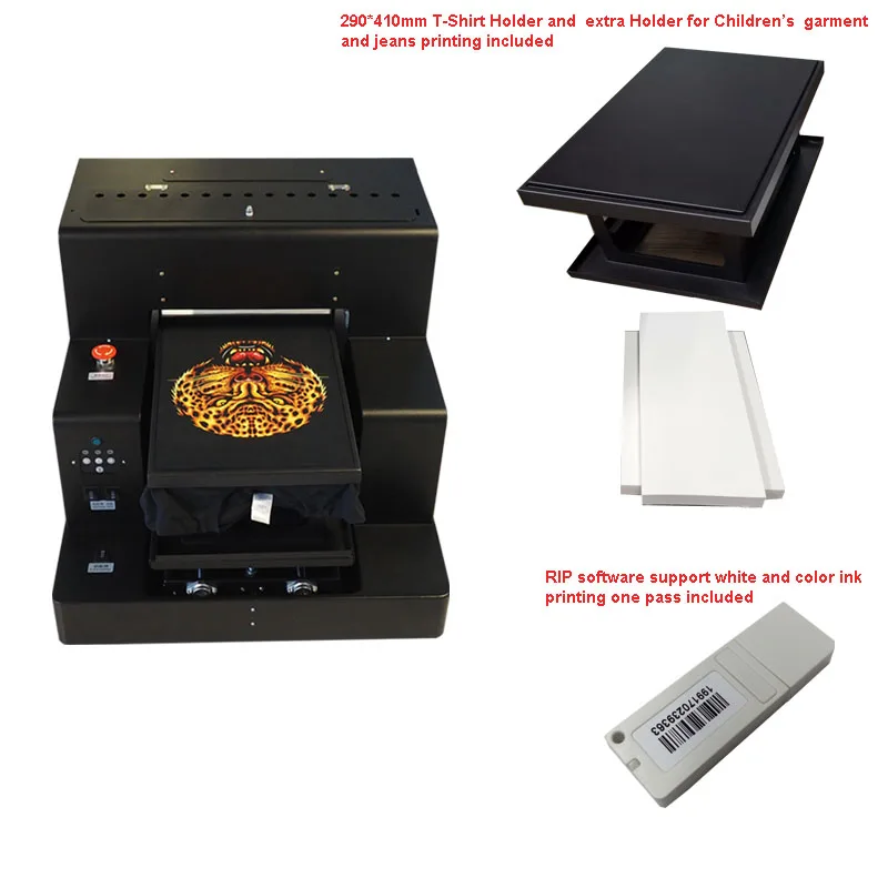 Multi-purpose A3 size t-shirt Printer DTG garment  machine