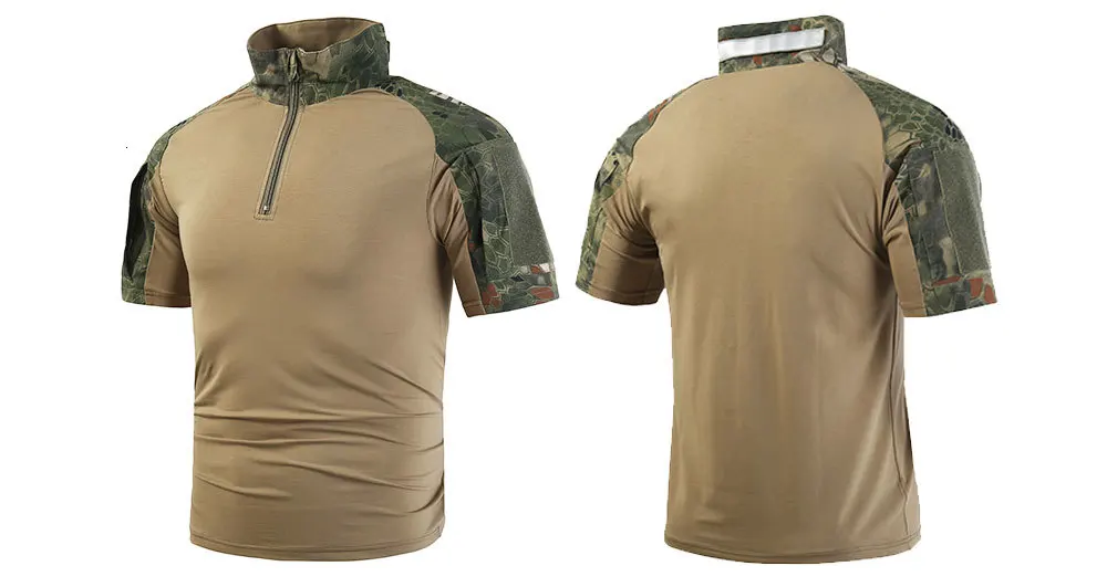 SINAIRSOFT мужская летняя футболка новая тактическая с коротким рукавом Военная камуфляжная хлопковая футболка одежда для охоты LY2068