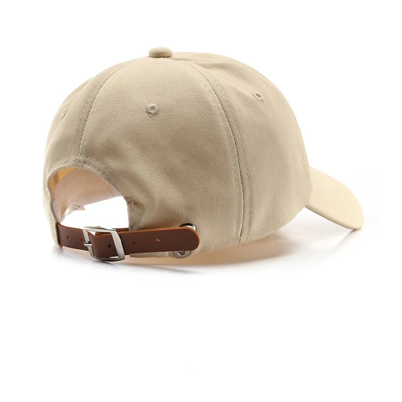 

New cartoon giraffe cotton embroidery baseball cap men and women summer fashion sun hat adjustable hip-hop leather buckle cap