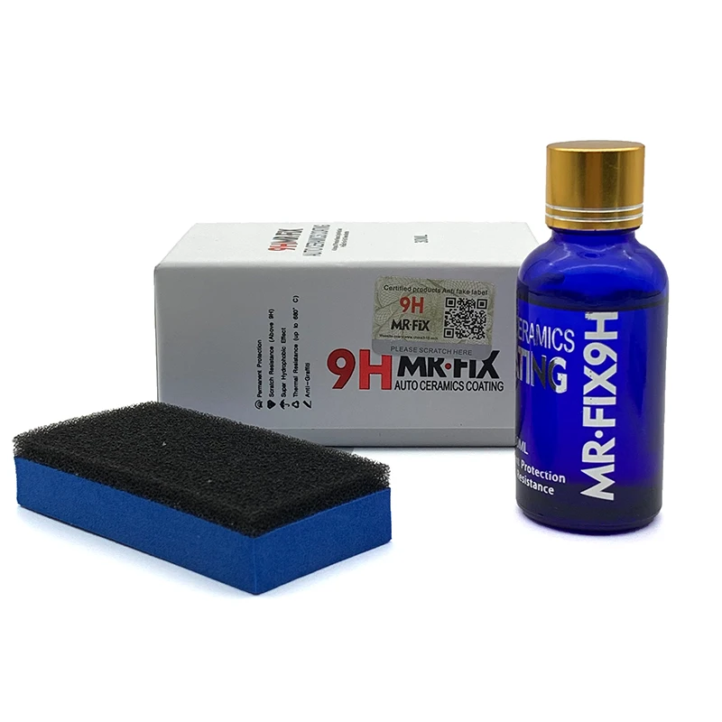 Полироль 9H для автомобиля супергидрофобное покрытие стекол защита краски