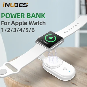 wireless charger for apple watch 6 5 4 3 2 power bank magnetic charging portable mini iwatch wireless charging external battery free global shipping