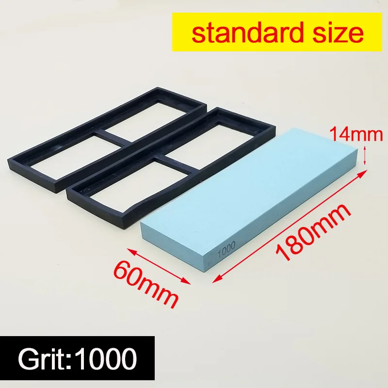 1000 GRIT 1 шт., 400, 1000, 3000#, кухонный инструмент, точилка для ножей, точильный камень, точильные камни для ножей, система Точилки для ножей, водный камень - Цвет: 1000 GRIT