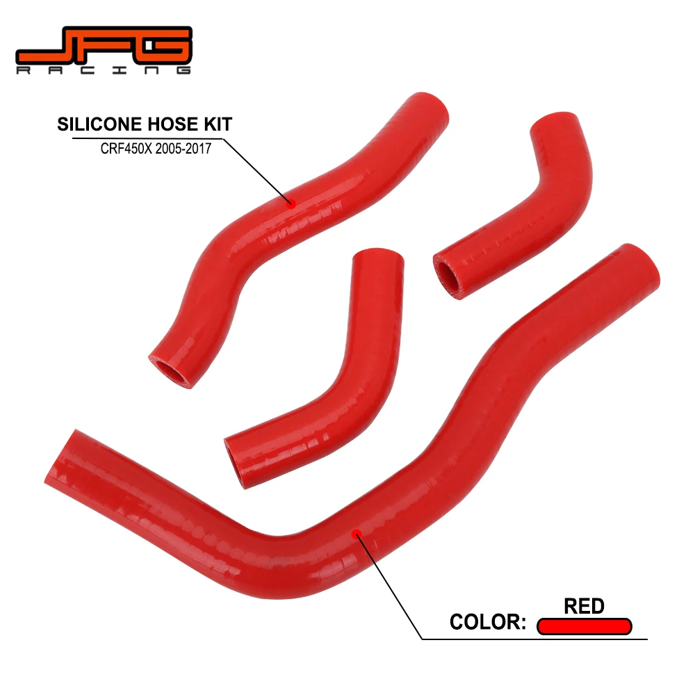 

Motorcycle Silicone Radiator Coolant Hose For HONDA CRF450X CRF 450X CRF450 CRF 450 2005 2006 2007 2008 2010 2011 2012 2013-2017