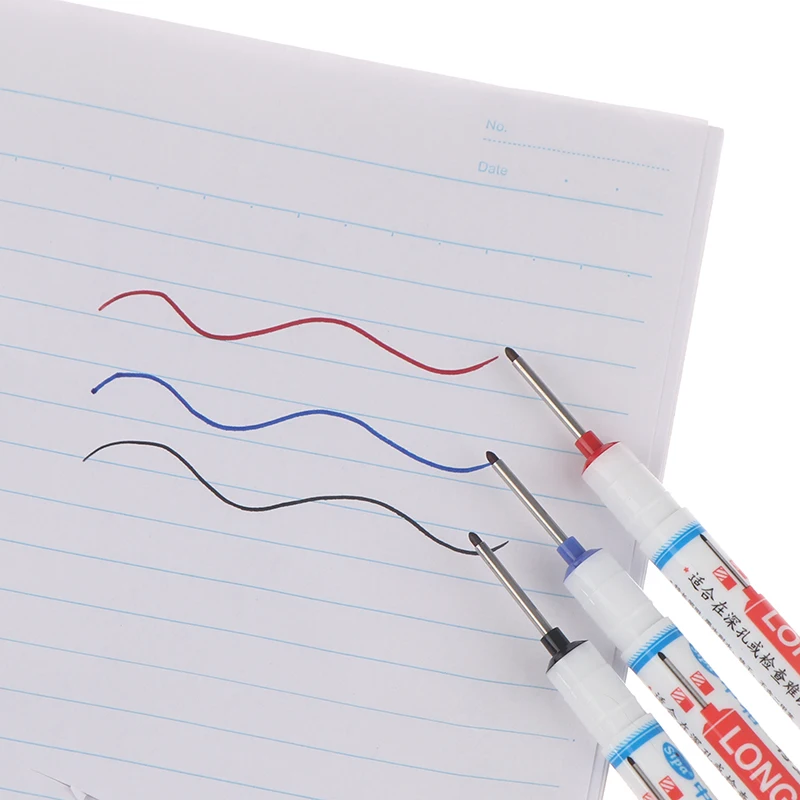 

High Quality Long Head Markers Woodworking Decoration Multi-purpose Deep Hole Marker Pens Woodworking Tool