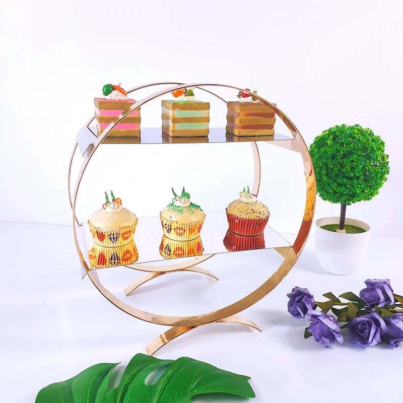 10 шт. подставка для торта золотого цвета |