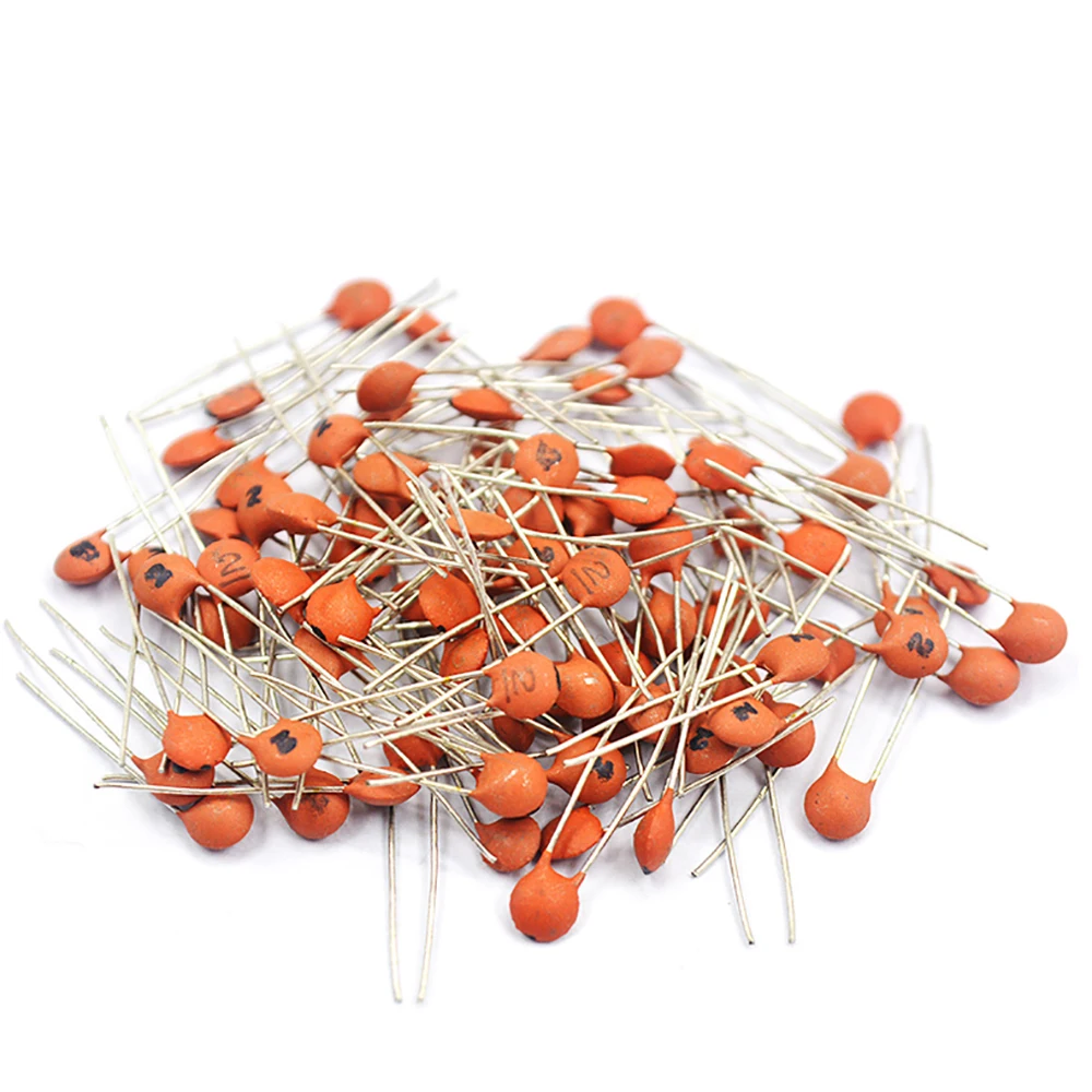 100pcs Ceramic capacitor 50V 1pF 2PF 3PF 4PF 5PF 6PF 7PF 8PF 9PF 10PF 12PF 15PF 18PF 20PF 22PF 24PF 27PF 30PF 33PF 39PF 40PF | Электронные