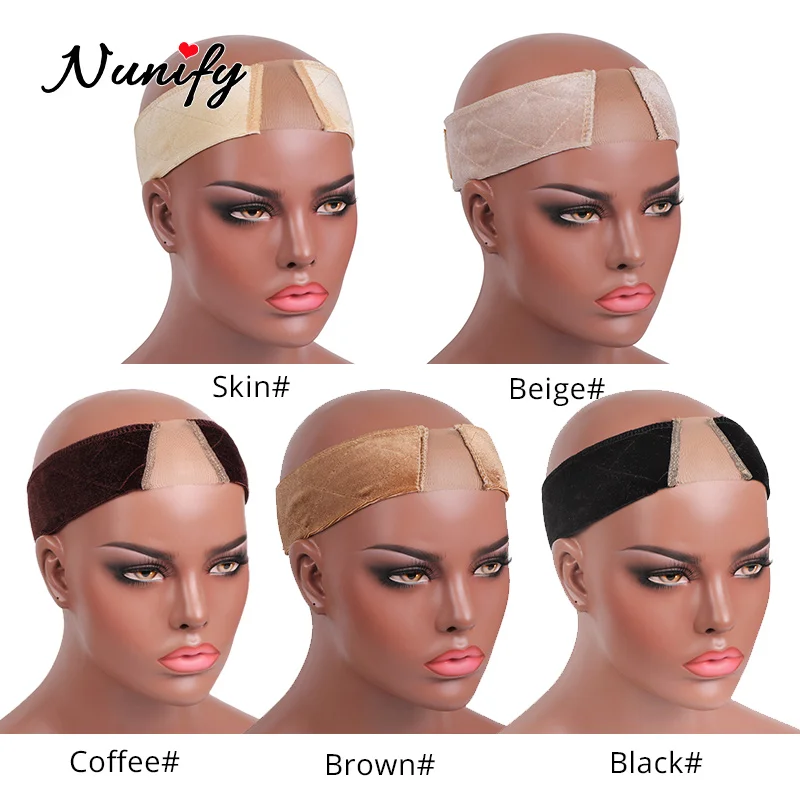 Женский бархатный парик Nunify черный бежевый кофейный коричневый удобный