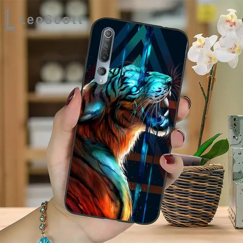 

Fashion Tiger Leopard Phone Case For Xiaomi Redmi 4x 5 plus 6A 7 7A 8 mi8 8lite 9 note 4 5 7 8 pro