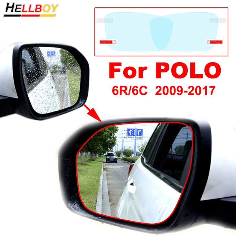 

4pcs For Volkswagen VW POLO 6R 6C MK6 MK5 Car Rearview Side View Mirror Anti-Fog Rainproof Waterproof Film Protective Stickers
