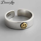 Женское Винтажное кольцо в стиле панк, с рисунком улыбки