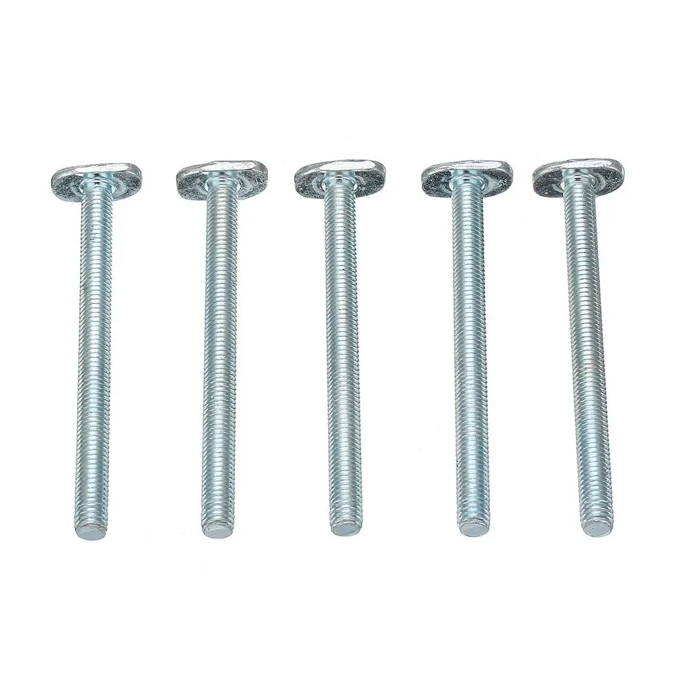5pcs M8 T Nut Screws for 19x9.5mm T-track T-slot Miter Track Jig Table Saw Router Woodworking Tool New | Обустройство дома