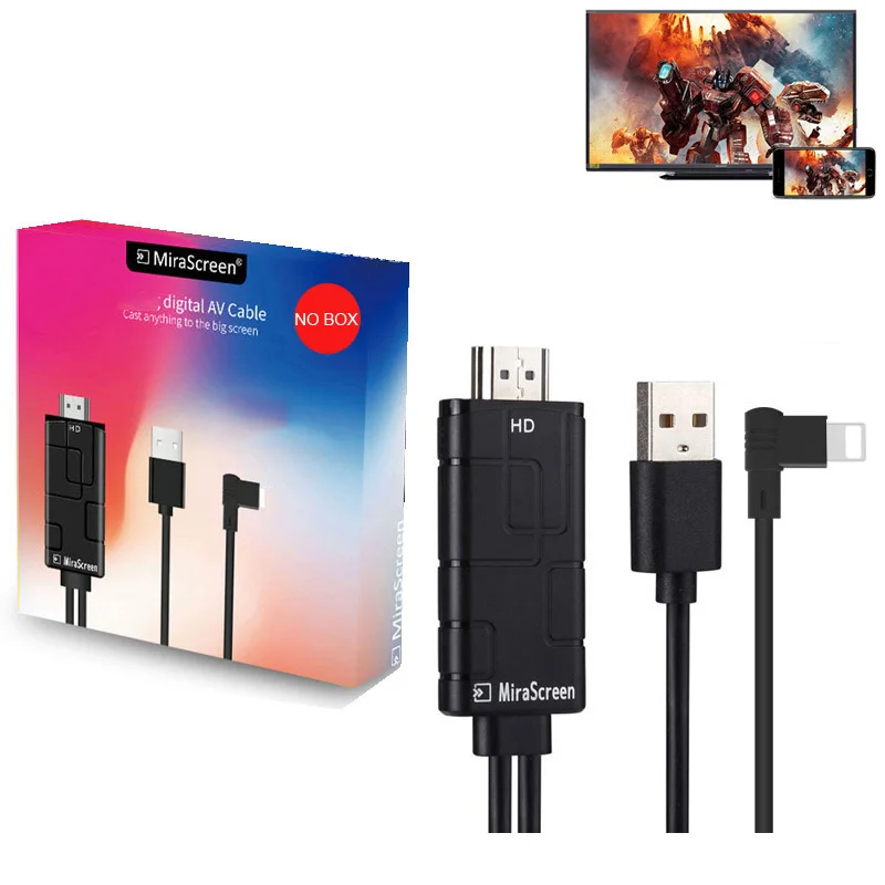 IOS телефон к HDMI ТВ AV кабель видео адаптер конвертер для iPhone X XS MAX XR 7 8 Plus 6S 6 5S IPAD