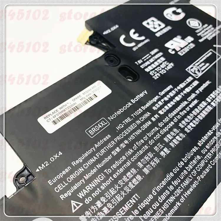 Аккумулятор для ноутбука HP EliteBook Folio 760505 G1 GYIYGY 36Wh 759949 2C1 1020 005 BO04XL BR04XL|Аккумуляторы