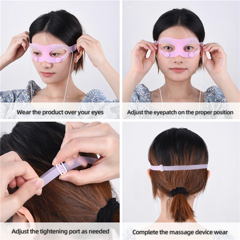 

CkeyiN Eye Relaxing Massage Vibration Acupressure Fatigue Relieving Blood Circulation Facilitating Eyepatch Massager Instrument