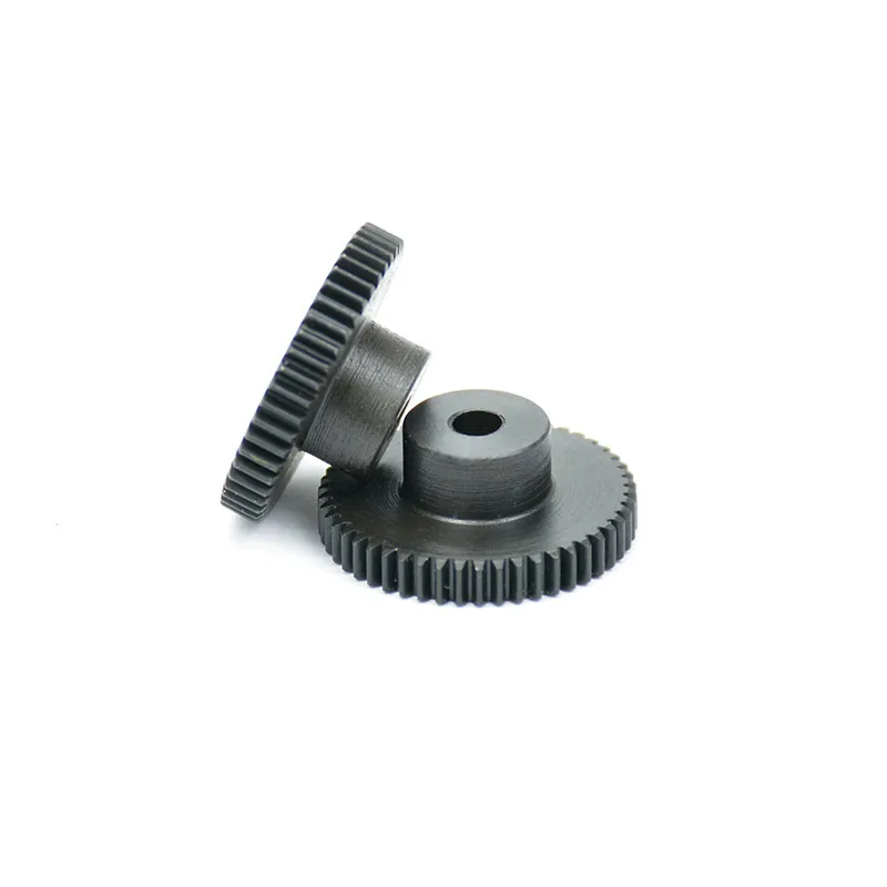 YIMAKER, 2 шт., 50 зубьев, 5 мм, 0,5, модуль Spur gear, s-образная проволока, отверстие M3, внутреннее отверстие, 5 мм, 45 стальная металлическая шестерня