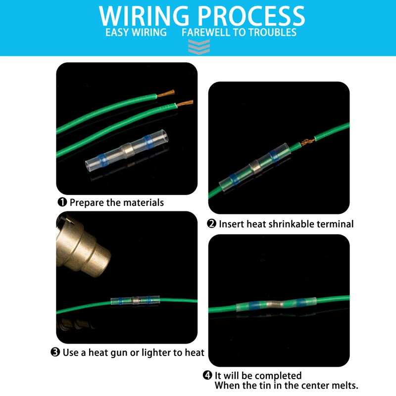Термоусадочный соединитель для сварки водонепроницаемый 150/120 шт. | Обустройство