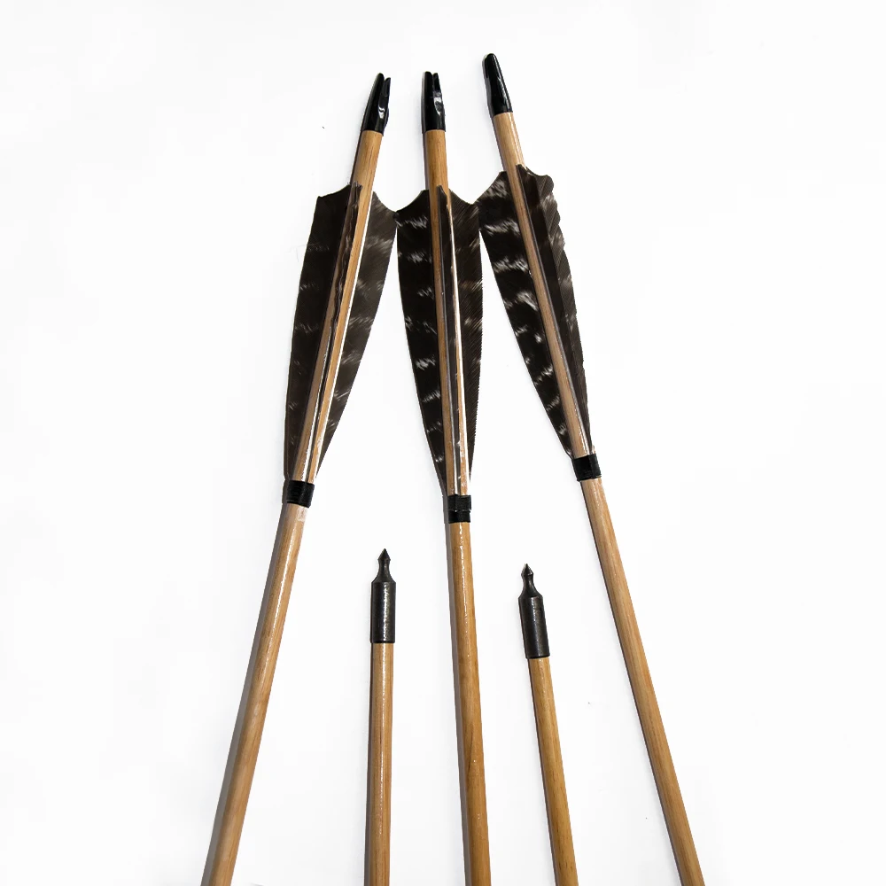 6/12/24 шт. деревянные стрелы для стрельбы из лука|Лук и стрела| |