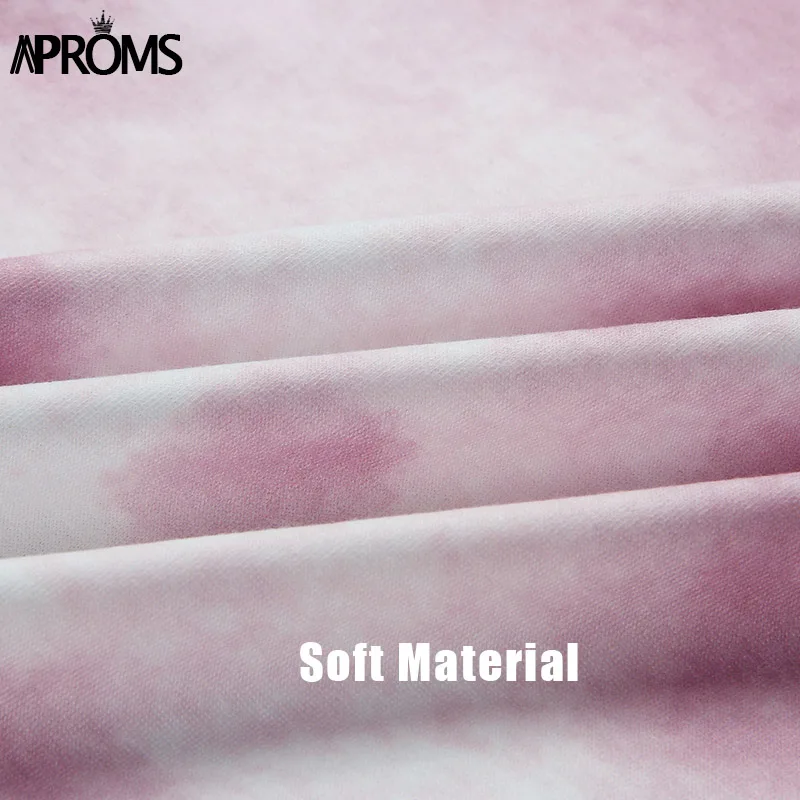 

Aproms Elegant Pink Print Tracksuits Female 2 Piece Set Casual Top and Pants Autumn Loungewear Hoodies Suits for Women Clothing