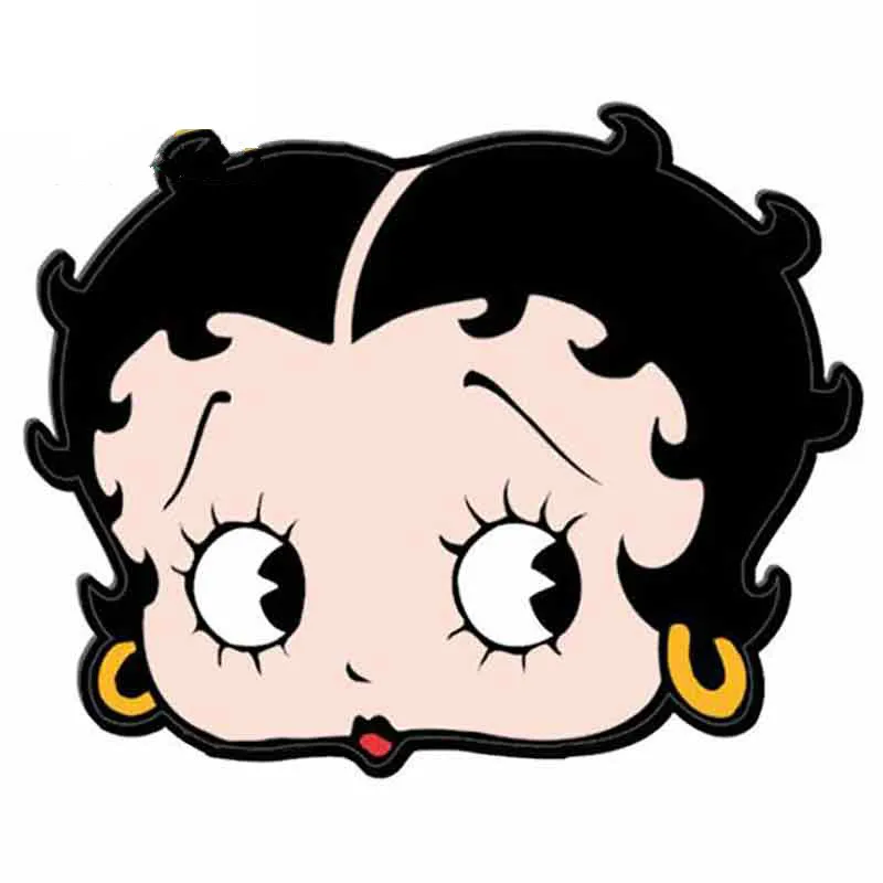 

Car Stickers for Betty Boop Anime Vinyl Decals Trunk RV ATV Bumper Bodywork Windshield Waterproof Car Accessories KK13*10cm