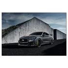 Плакаты и постеры для гостиной Infiniti Q60, Картина на холсте с изображением суперкара черного цвета, печать, Картина Настенная