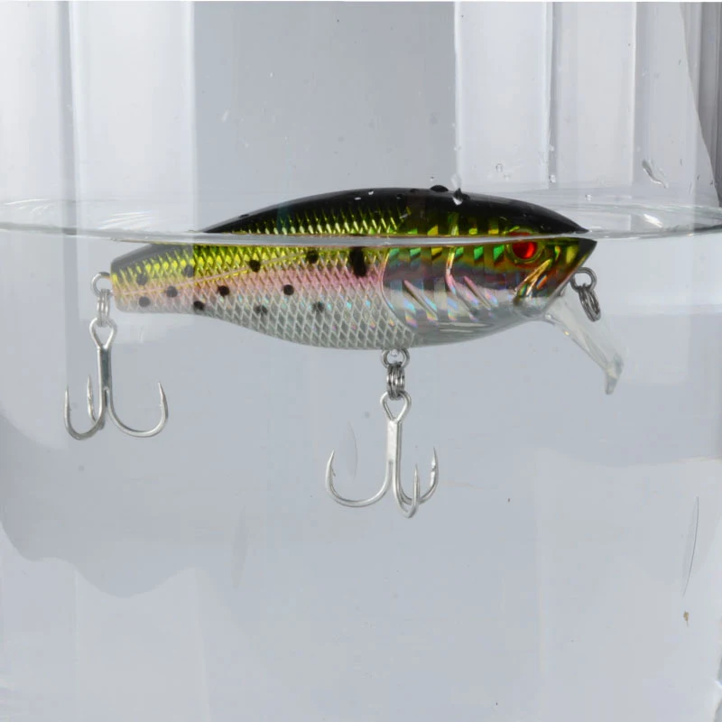 1 шт. Minnow приманки для рыбалки с длинным губ 8 см/14g 3D глаза твердая приманка Topwater