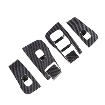 Аксессуары для интерьера для Tesla модель 3 Модель 3 дверная ручка подлокотника крышка окна стекло кнопка подъема декоративная наклейка на рамку - Название цвета: for window button