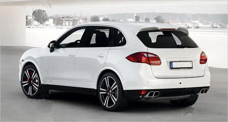 1 пара глушители из нержавеющей стали для Porsche Cayenne V6 V8 2011 2012 2013 2014 S
