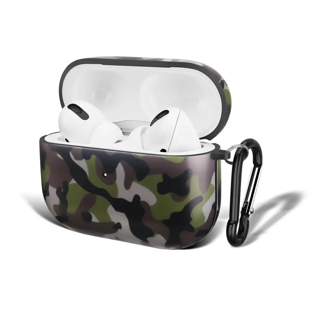 Новый Модный мягкий чехол из ТПУ для наушников Apple Airpods Pro матовый IMD дизайн