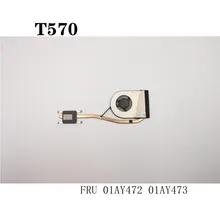 For Lenovo Thinkpad T570 Laptop CPU Cooler Fan Heatsink FRU 01AY472 01AY473