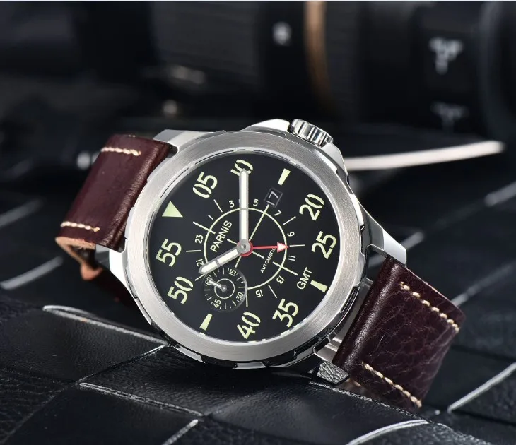 Мужские часы с сапфировым кристаллом 44 мм|Мужские механические часы| |